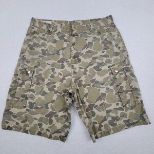 Levis Desert Woodland Camo Cargo Shorts Mens 36 Measures 36 x 11" Military *READ